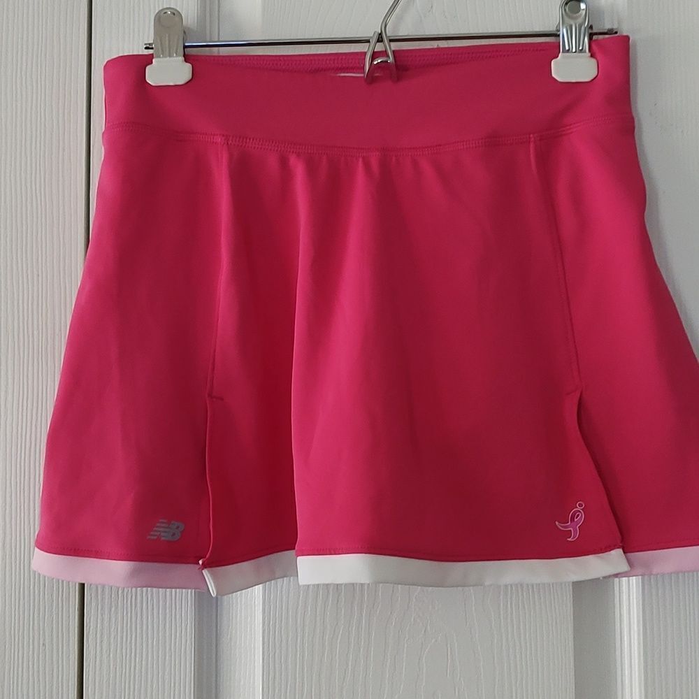 New Balance Susan G. Komen cure breast cancer awareness pink tennis skirt skort